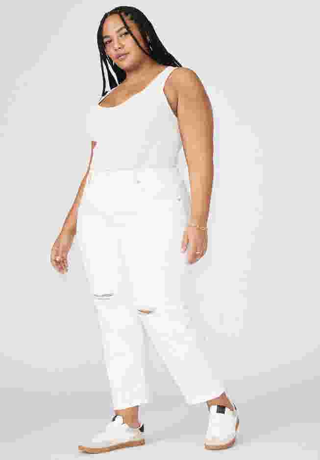 The Naomi Comfort Stretch Straight Leg Jean Crop image number 0