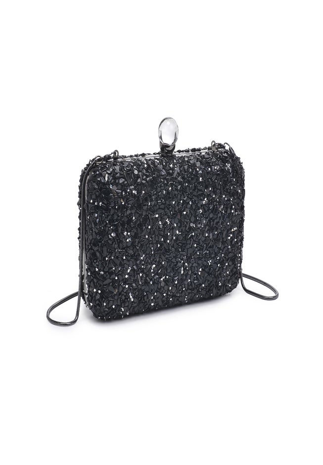 Penelope Bead and Rhinestone Evening Bag image number 1