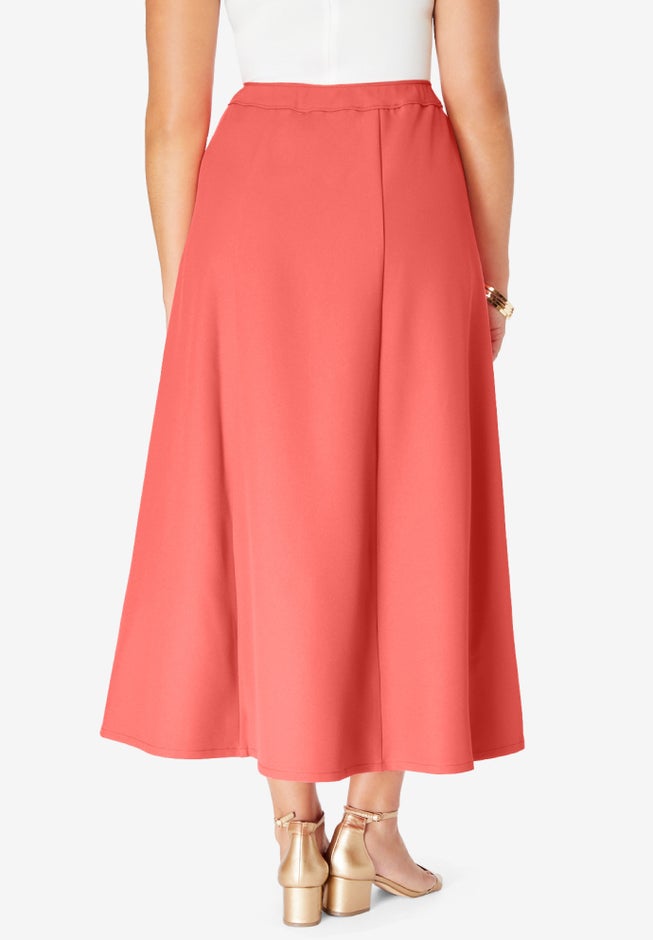 Plus Size Bend Over® A Line Skirt image number 1