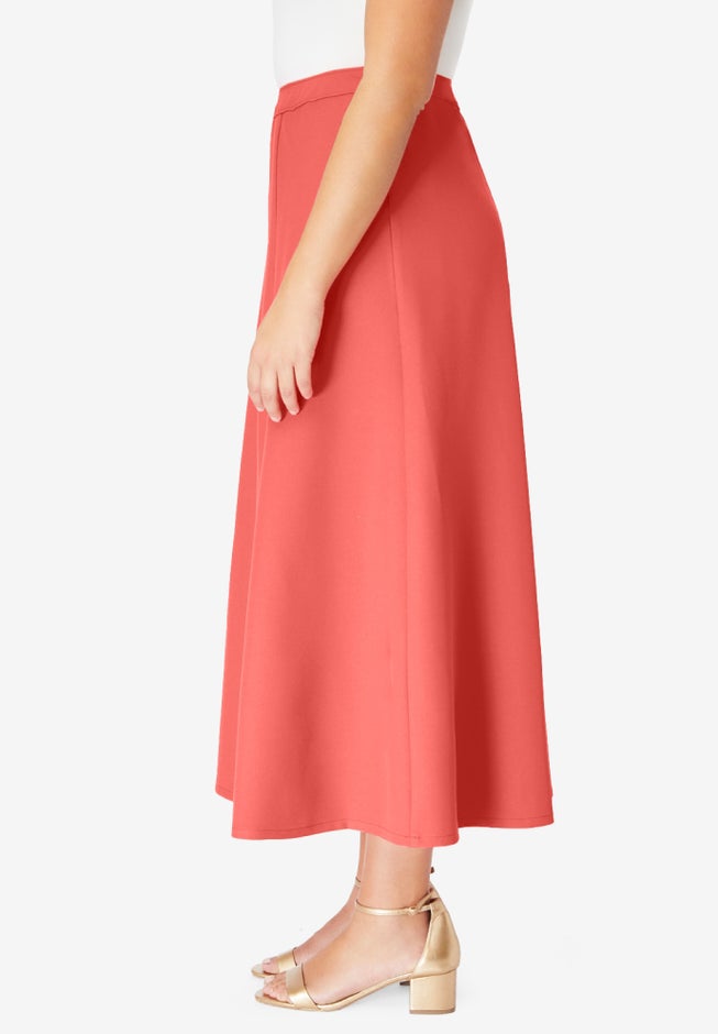 Plus Size Bend Over® A Line Skirt image number 2