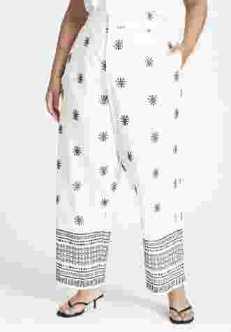 Embroidered Ankle Pant image number 2