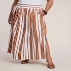 Poplin Maxi Skirt With Side Slits image number null