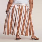 Poplin Maxi Skirt With Side Slits image number null
