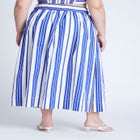 Poplin Maxi Skirt With Side Slits image number null