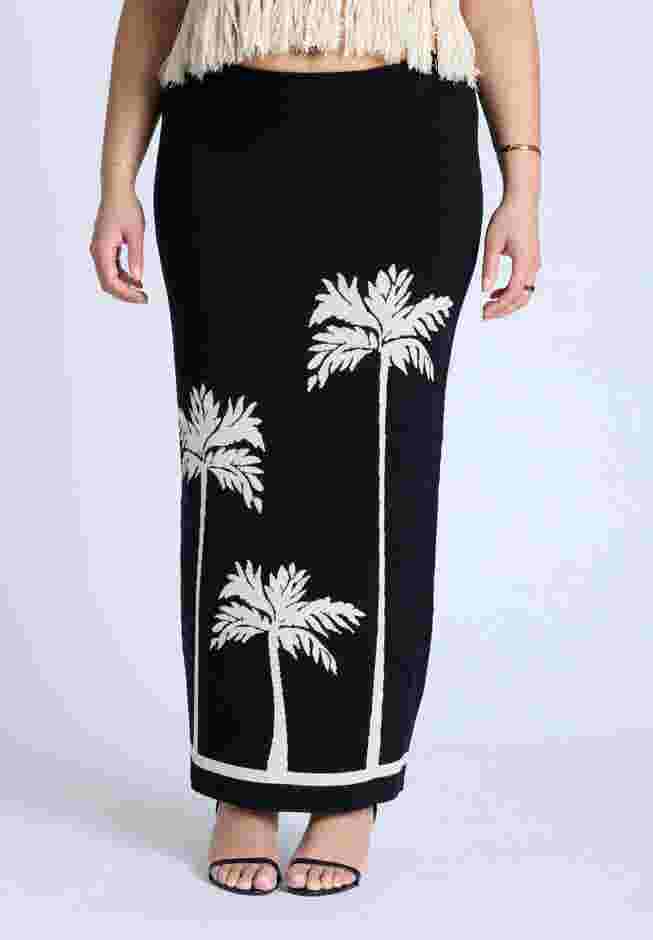 Intarsia Column Skirt image number 1