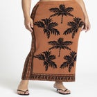 Intarsia Column Skirt image number null