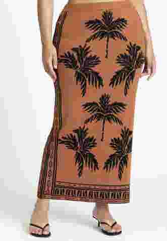 Intarsia Column Skirt image number 2