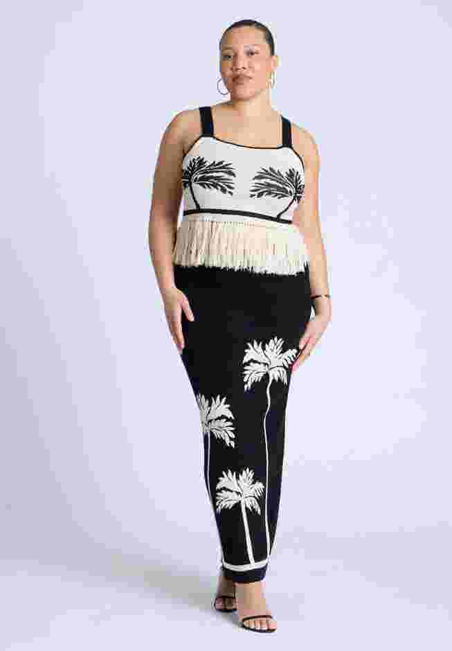 Intarsia Column Skirt image number 0