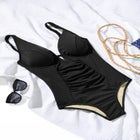 Shirred Underwire One Piece Swimsuit image number null
