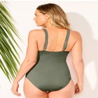 Shirred Underwire One Piece Swimsuit image number null