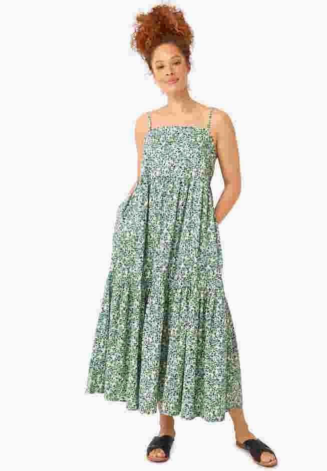 Tiered Cotton Maxi Dress image number 0