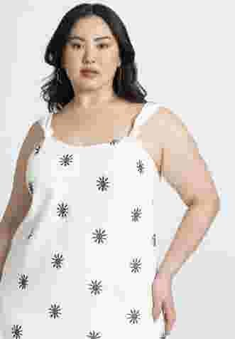 Embroidered Relaxed Maxi Dress image number 3