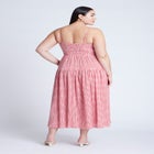 Smocked Tiered Maxi Dress image number null