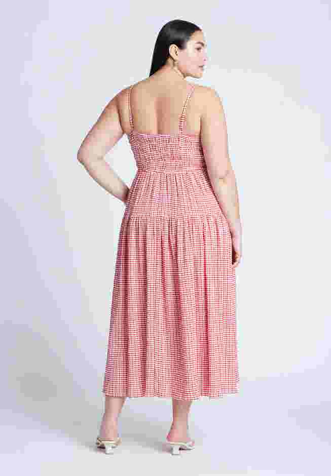 Smocked Tiered Maxi Dress image number 1
