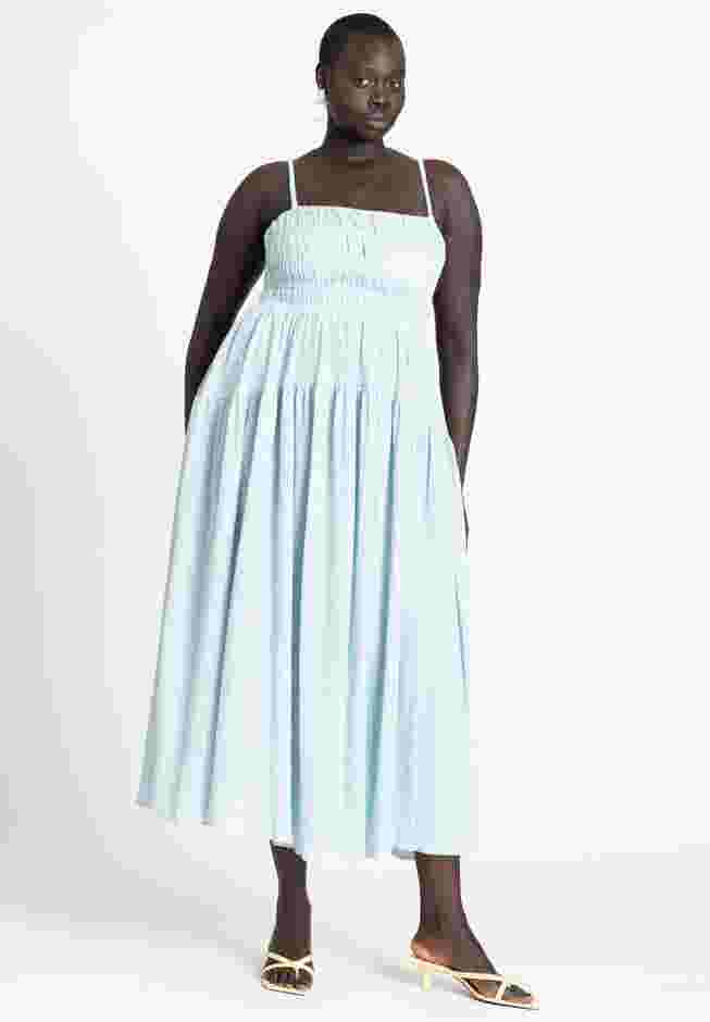 Smocked Tiered Maxi Dress image number 1