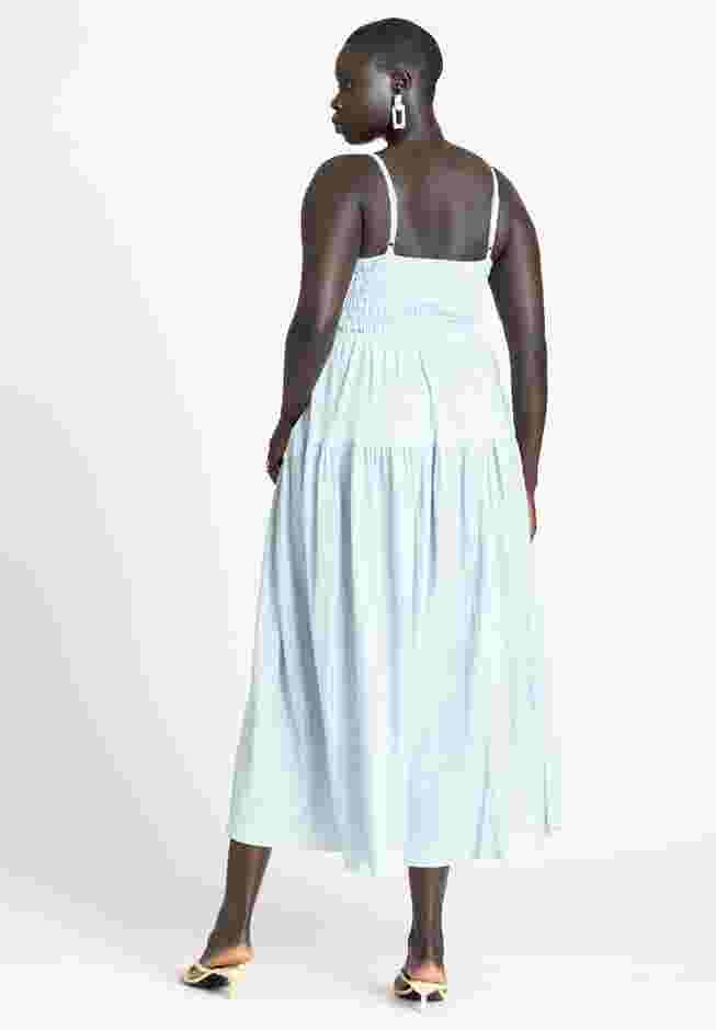 Smocked Tiered Maxi Dress image number 2