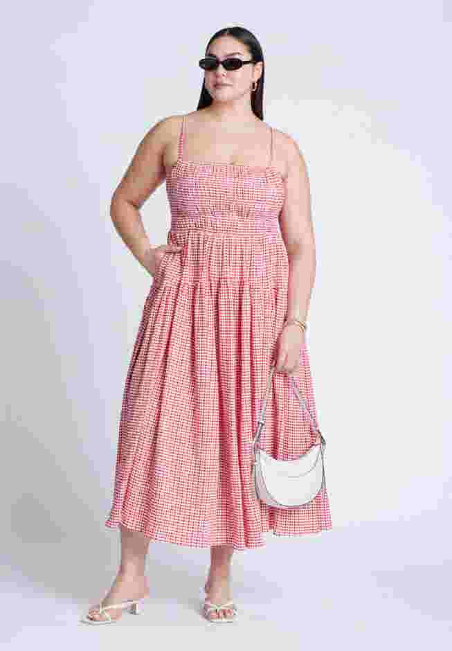 Smocked Tiered Maxi Dress image number 0