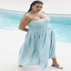 Smocked Tiered Maxi Dress image number null
