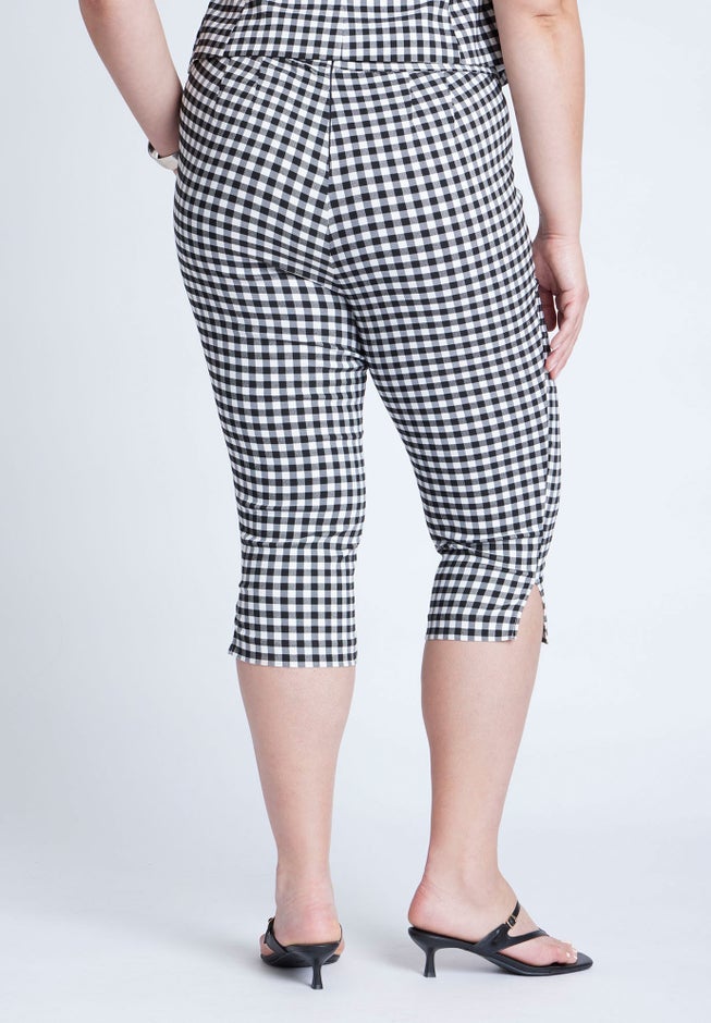 Gingham Capri Legging image number 3