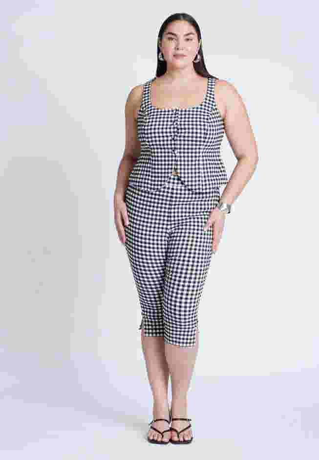 Gingham Capri Legging image number 0