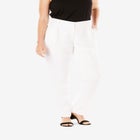 Linen Pleat-Front Pant image number null