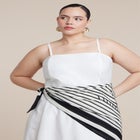 Scarf Detail Midi Dress image number null