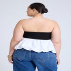 Peplum Tube Top  image number null