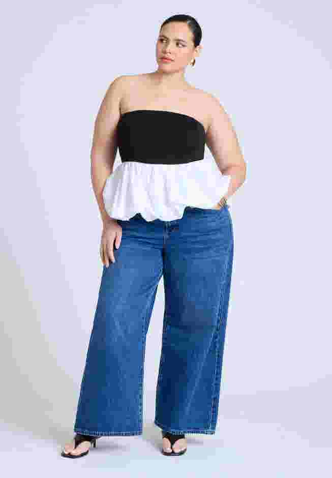 Peplum Tube Top  image number 2