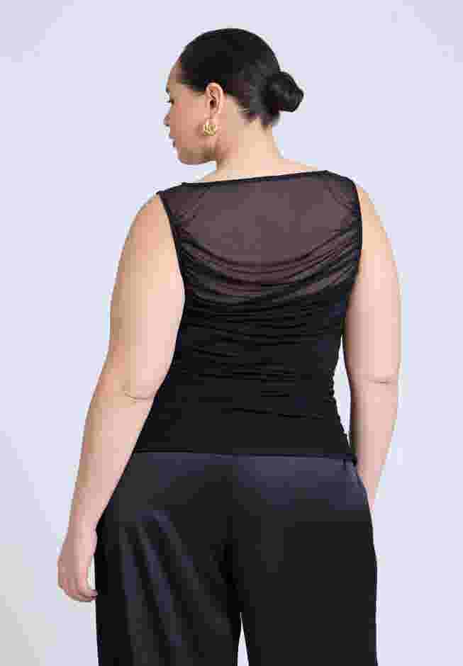 Layered Shirred Top  image number 1