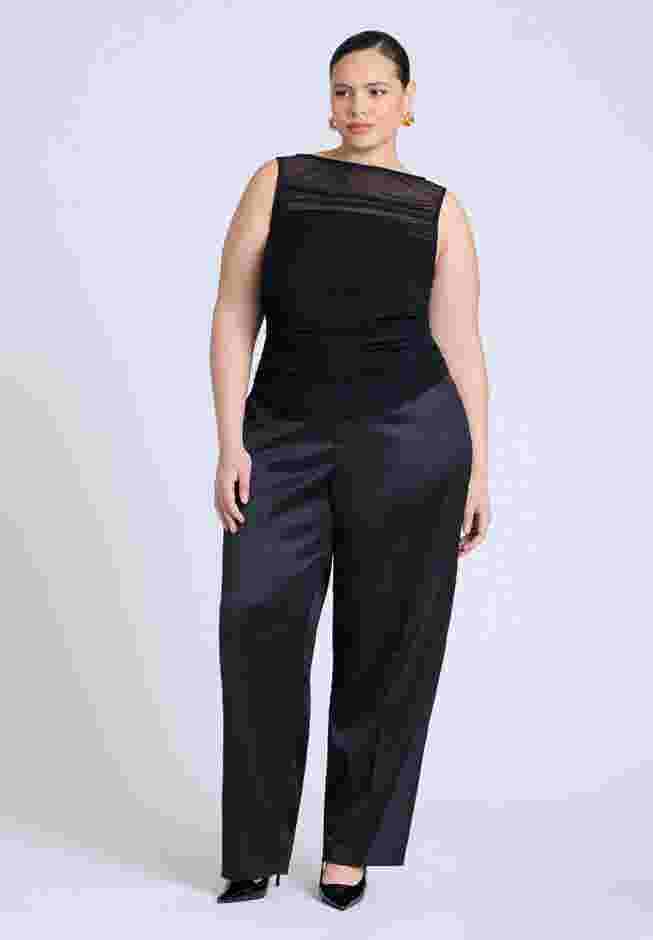 Layered Shirred Top  image number 2