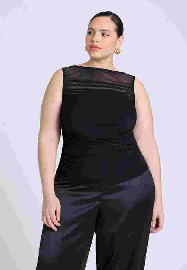 Layered Shirred Top  image number 0
