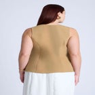 Button Detail Sleeveless Top image number null