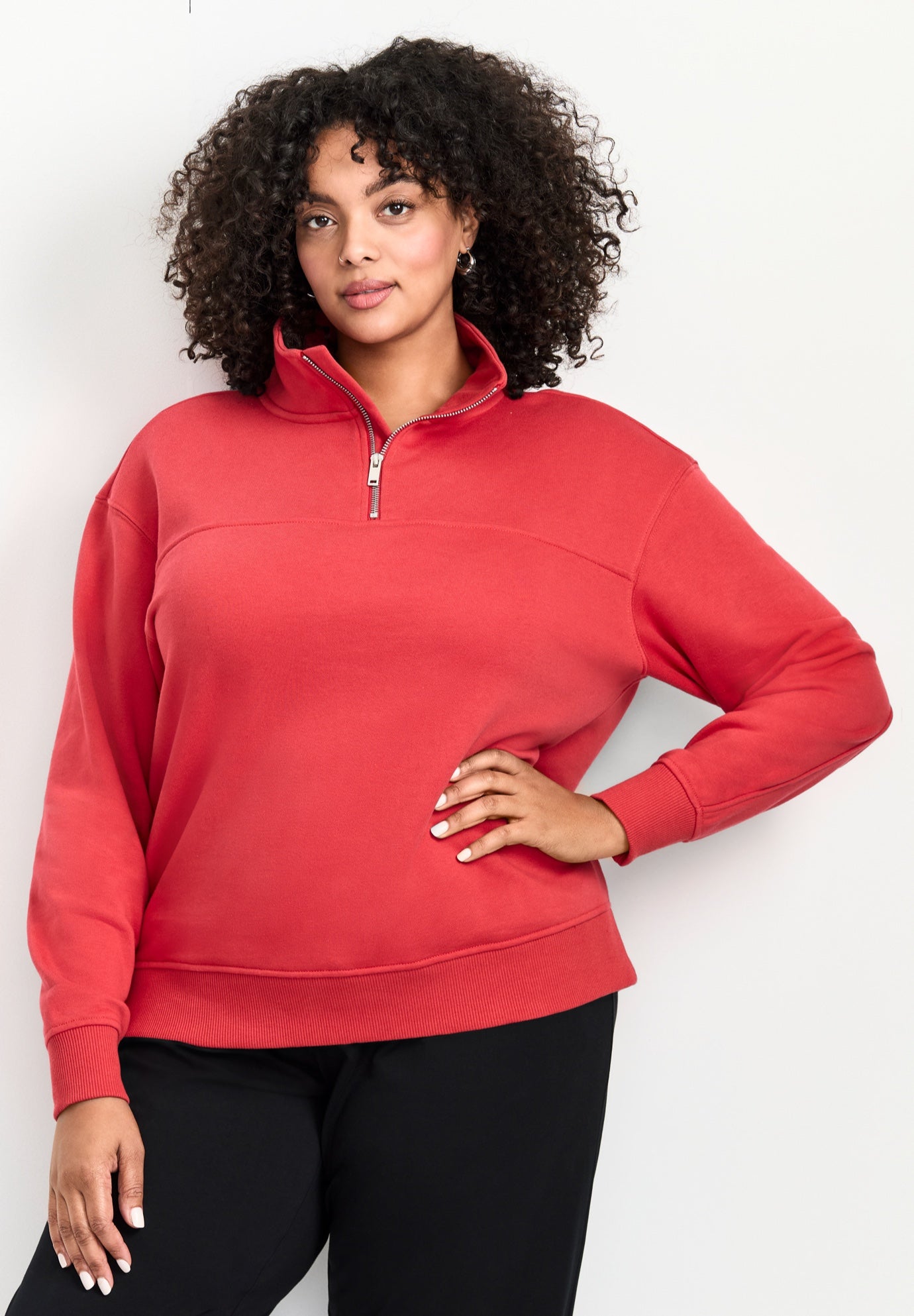 Piper Half-Zip Sweat Top image number 3