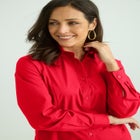 Stretch Poplin Shirt image number null