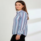 Stretch Poplin Button-Down Shirt image number null