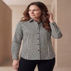 Stretch Cotton Poplin Button Down Shirt image number 0