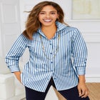 Stretch Poplin Shirt image number null