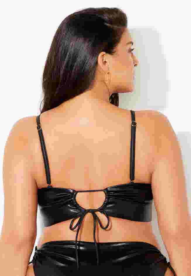 Liquid Motion High Neck Adjustable Bikini Top image number 1
