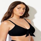 Mentor Tie Front Bikini Top image number null