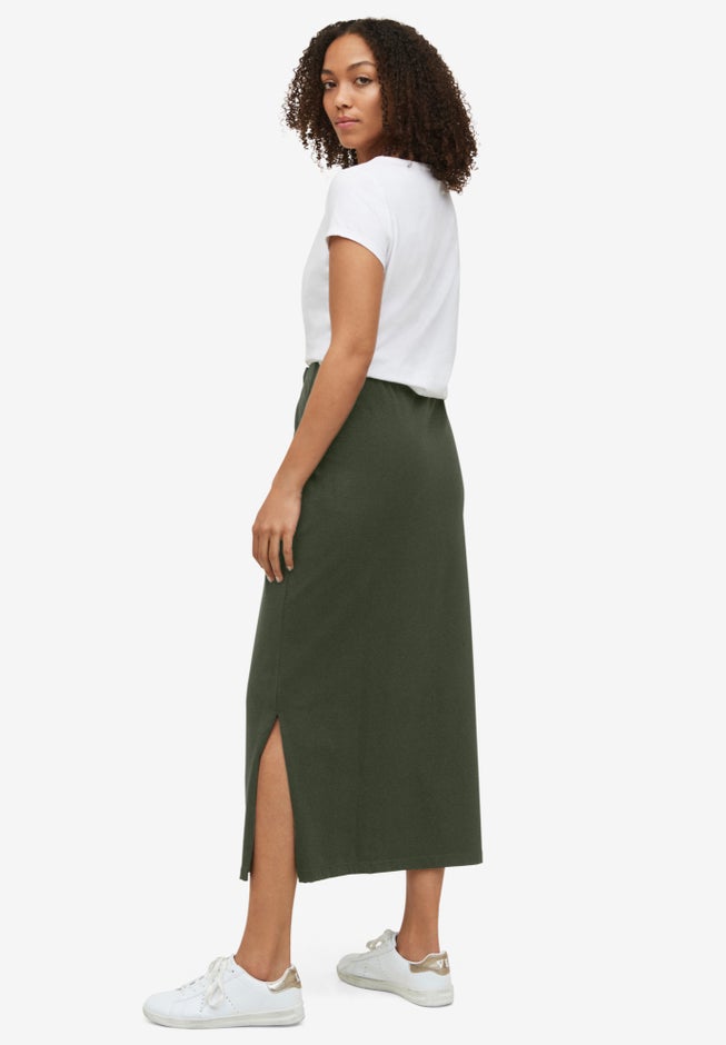 Knit Maxi Skirt image number 1