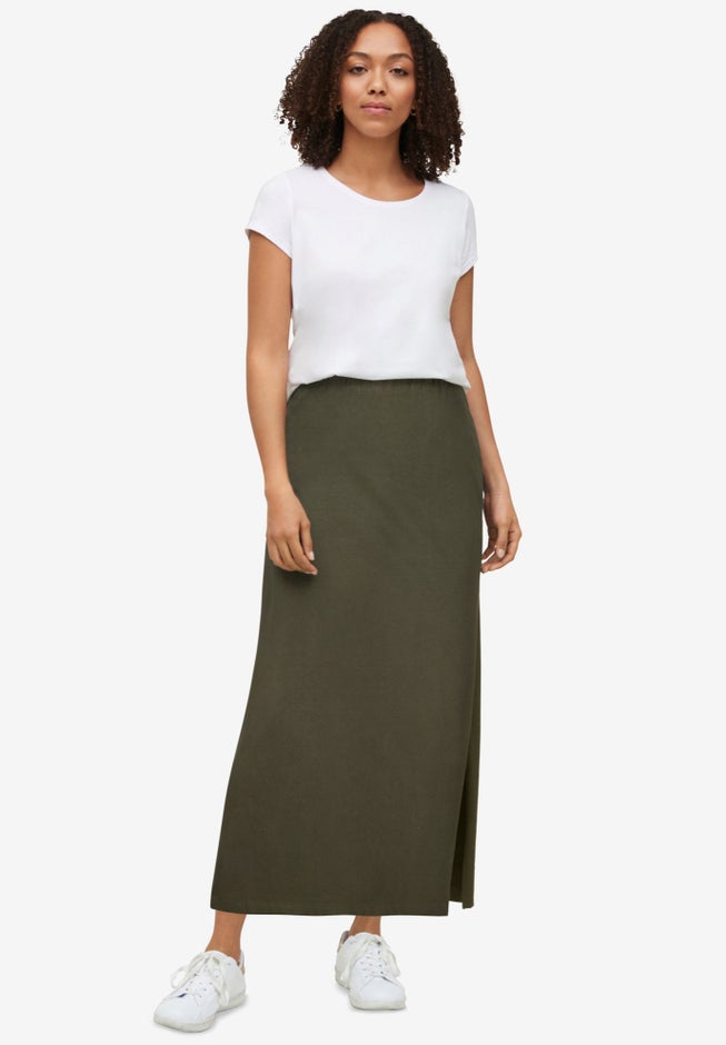 Knit Maxi Skirt image number 0