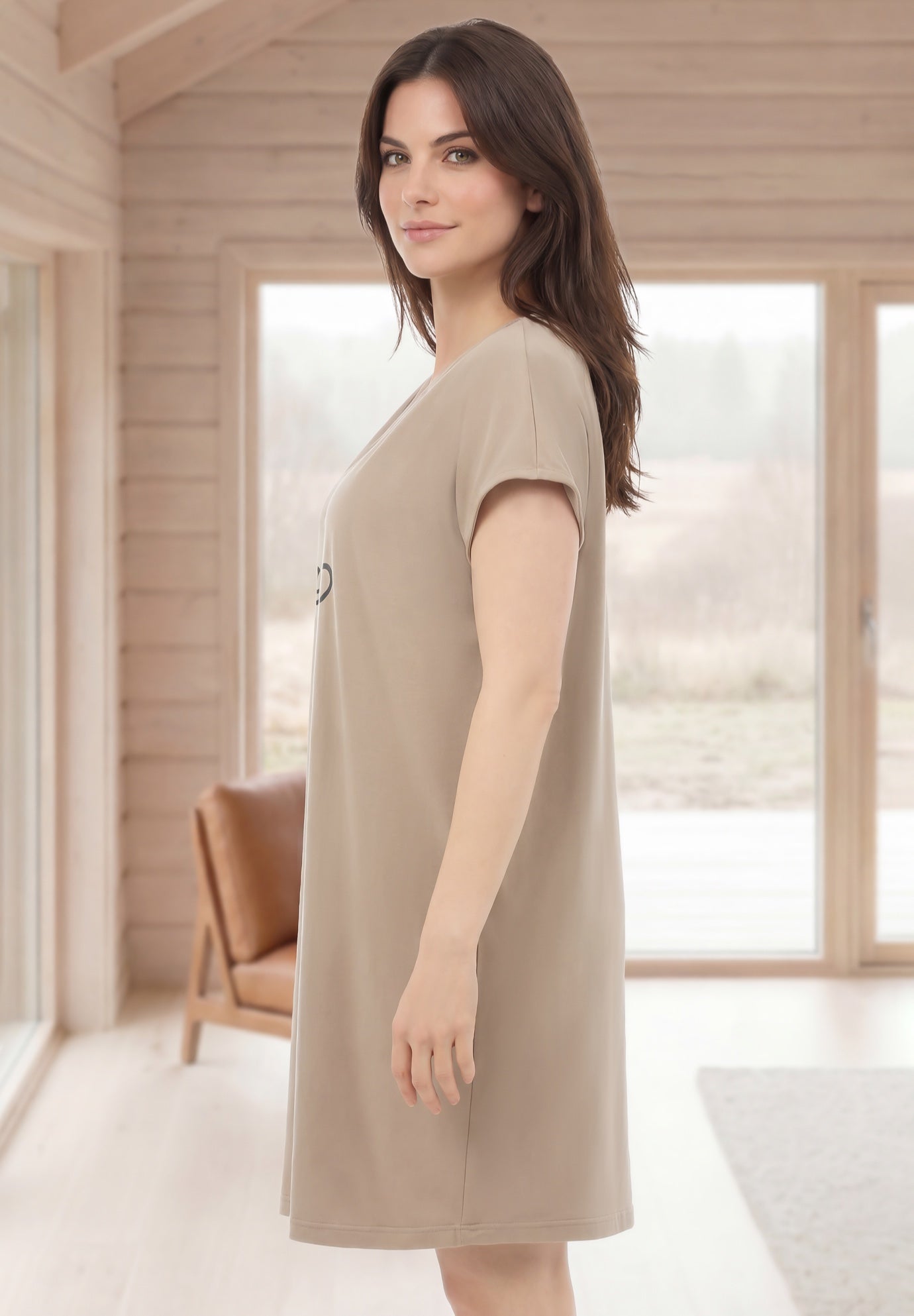 Cap Sleeve Sleep Shirt image number 2