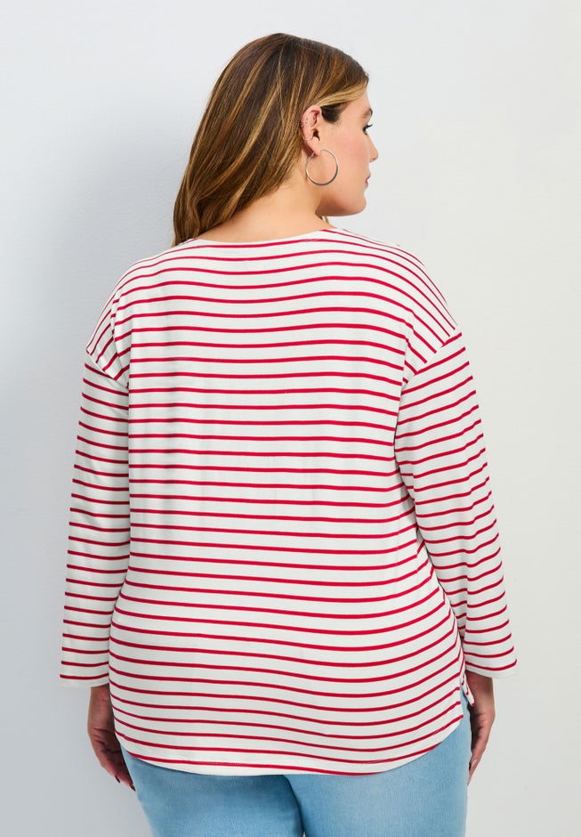 Aimee Stripe Top image number 1