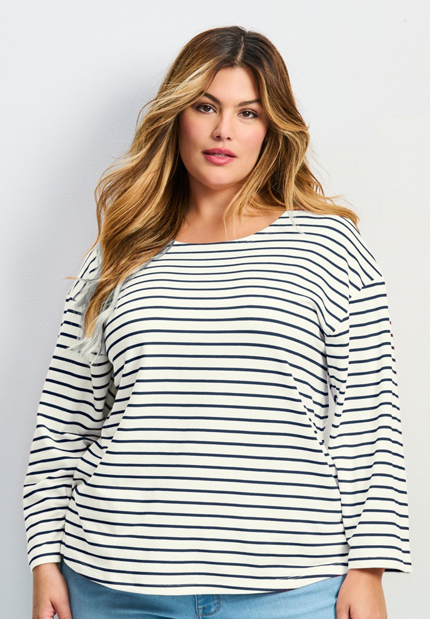 Aimee Stripe Top image number 0