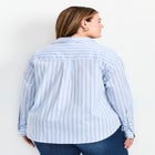 Classic Stripe Boyfriend Shirt image number null