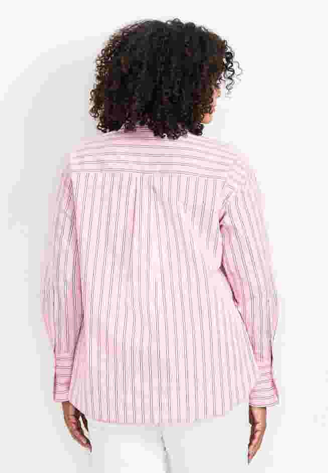 Classic Stripe Boyfriend Shirt image number 1