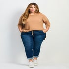 Taliah Denim Jogger image number null