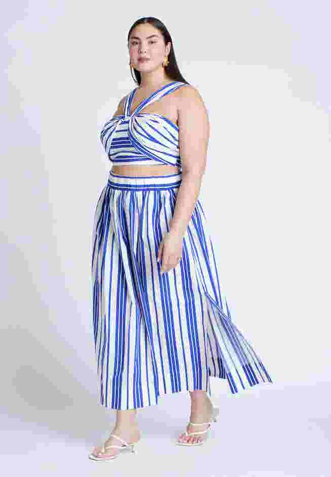 Split Strap Crop Top image number 2