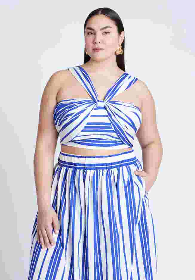 Split Strap Crop Top image number 0