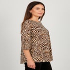 Stretch Knit Swing Tunic image number null